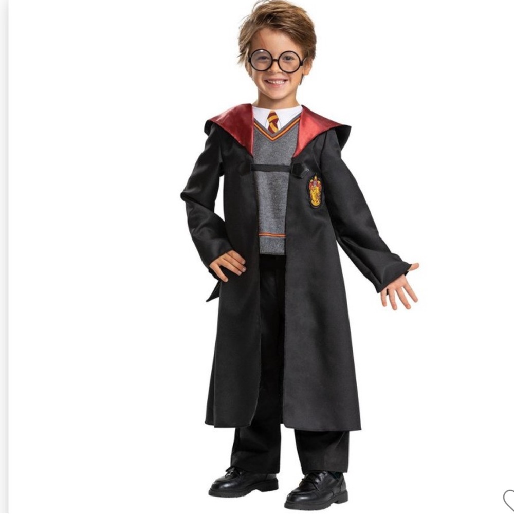 Source Unknown Wizard Costume for Kids - Black and Red